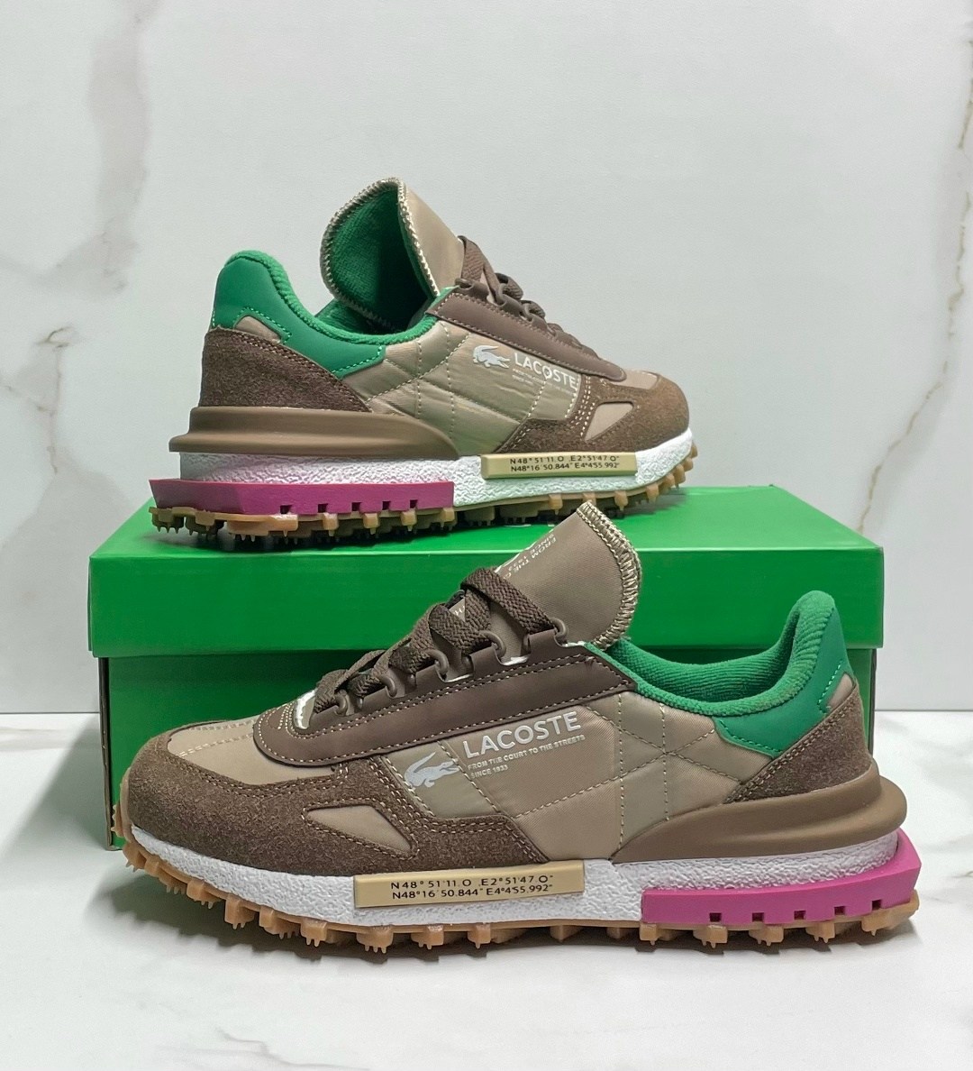 кроссовки lacoste,,кроссовки lacoste elite active,женские кроссовки,кроссовки женские lacoste elite active коричневый