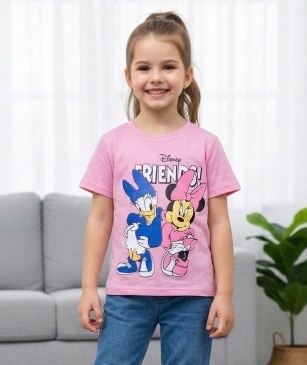 футболки для девочки,disney minnie mouse,футболка с дейзи дак,футболки детские,одежда для детей