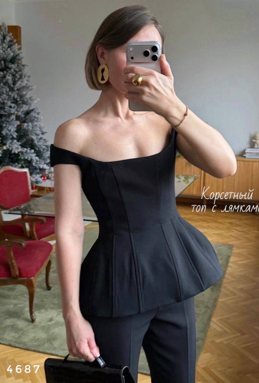 стильные наряды,широкие брюки,брюки модный стиль,блузка с корсетом