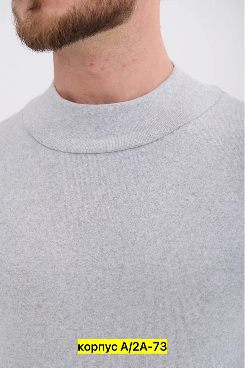 лонгслив мужской,серый меланж,цвет серый меланж,серый свитшот,трикотажные