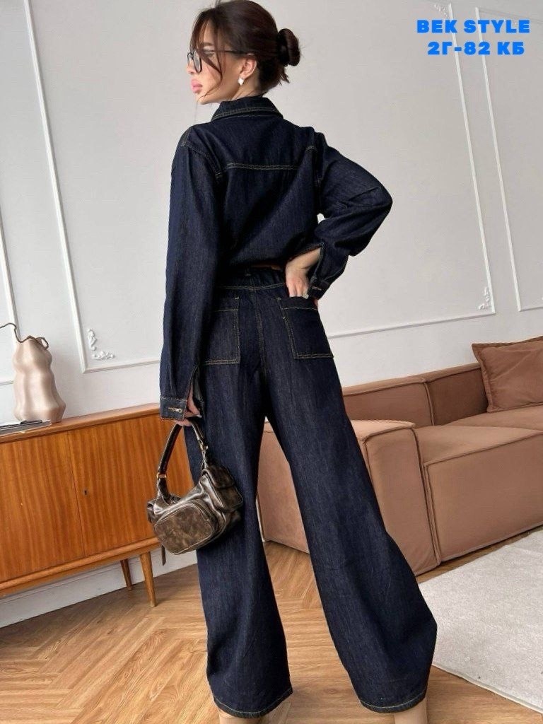 джинсовый брючный костюм,костюм джинсовый,джинсовые комбинезоны,комбинезон женский джинсовый,костюм двойка джинс