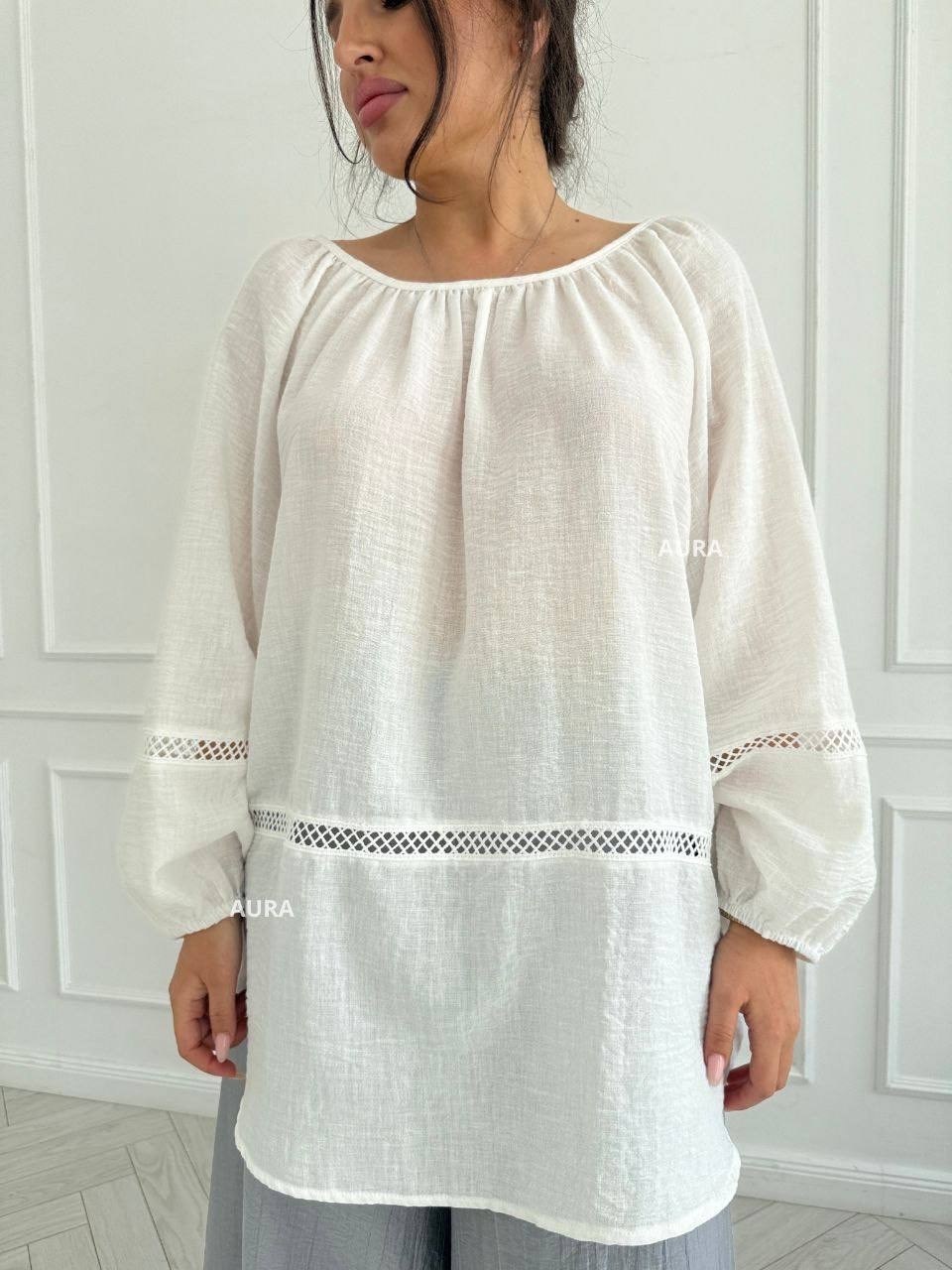 белая туника,туника льняная,туника из льна,кружевной кардиган,женская туника