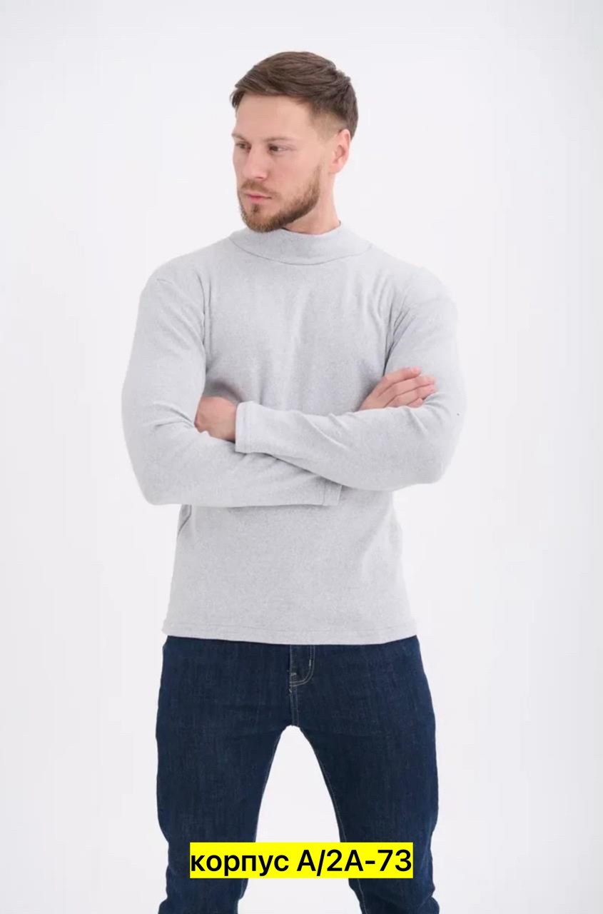 лонгслив мужской,серый меланж,цвет серый меланж,серый свитшот,трикотажные