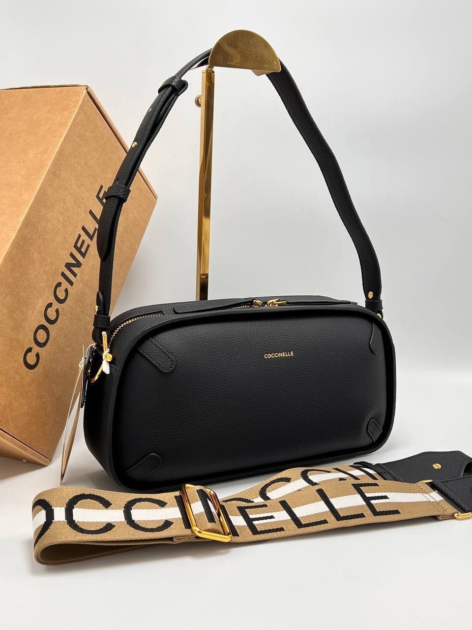 сумка coccinelle,сумка женская coccinelle,coccinelle сумка кросс-боди,сумка coccinelle lea цвет коричневый,coccinelle сумка кросс-боди на плечо beat soft