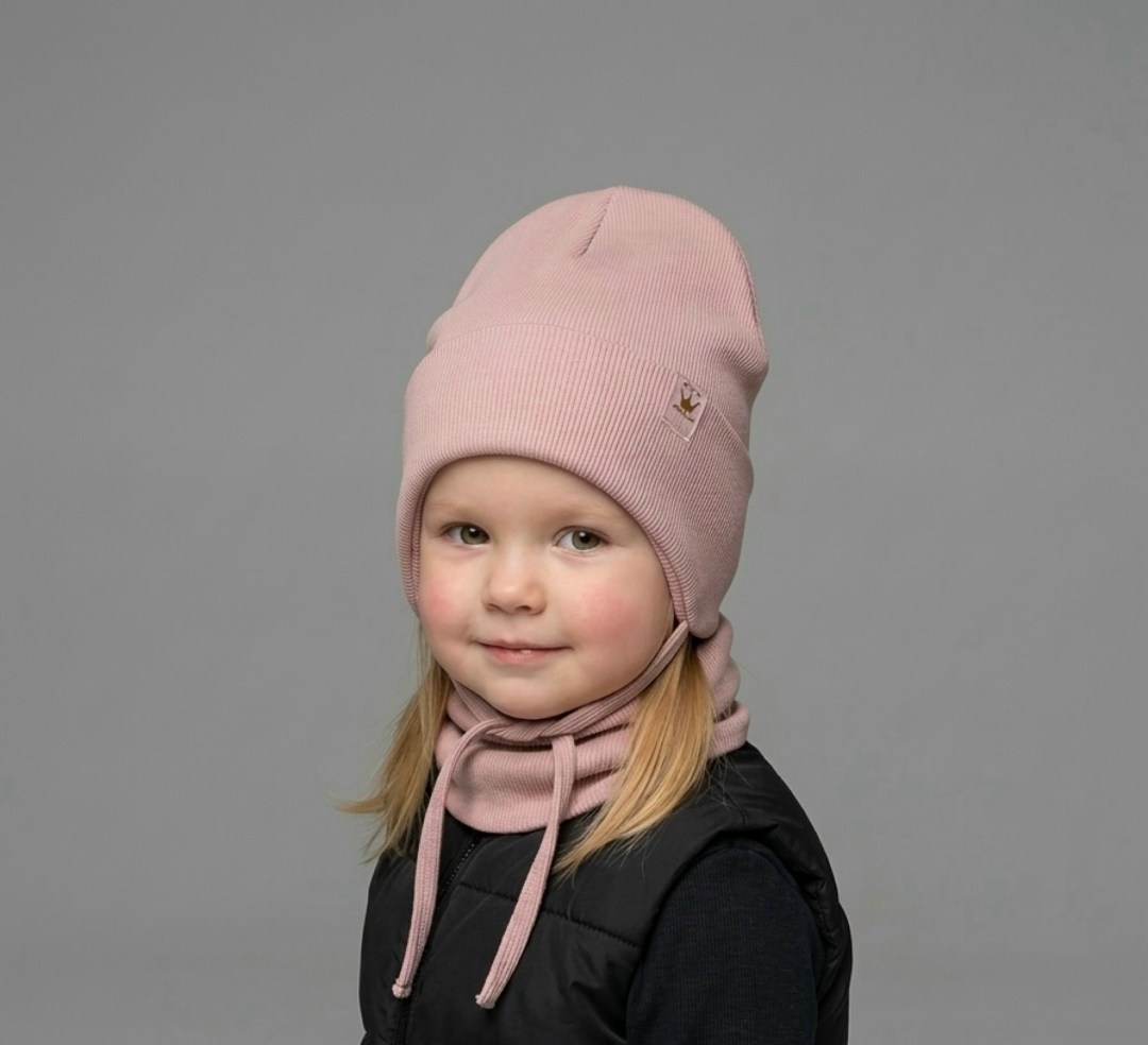 журавлик шапка денвер белый,шапка детская хб,комплект шапки,детская шапочка,шапка детская