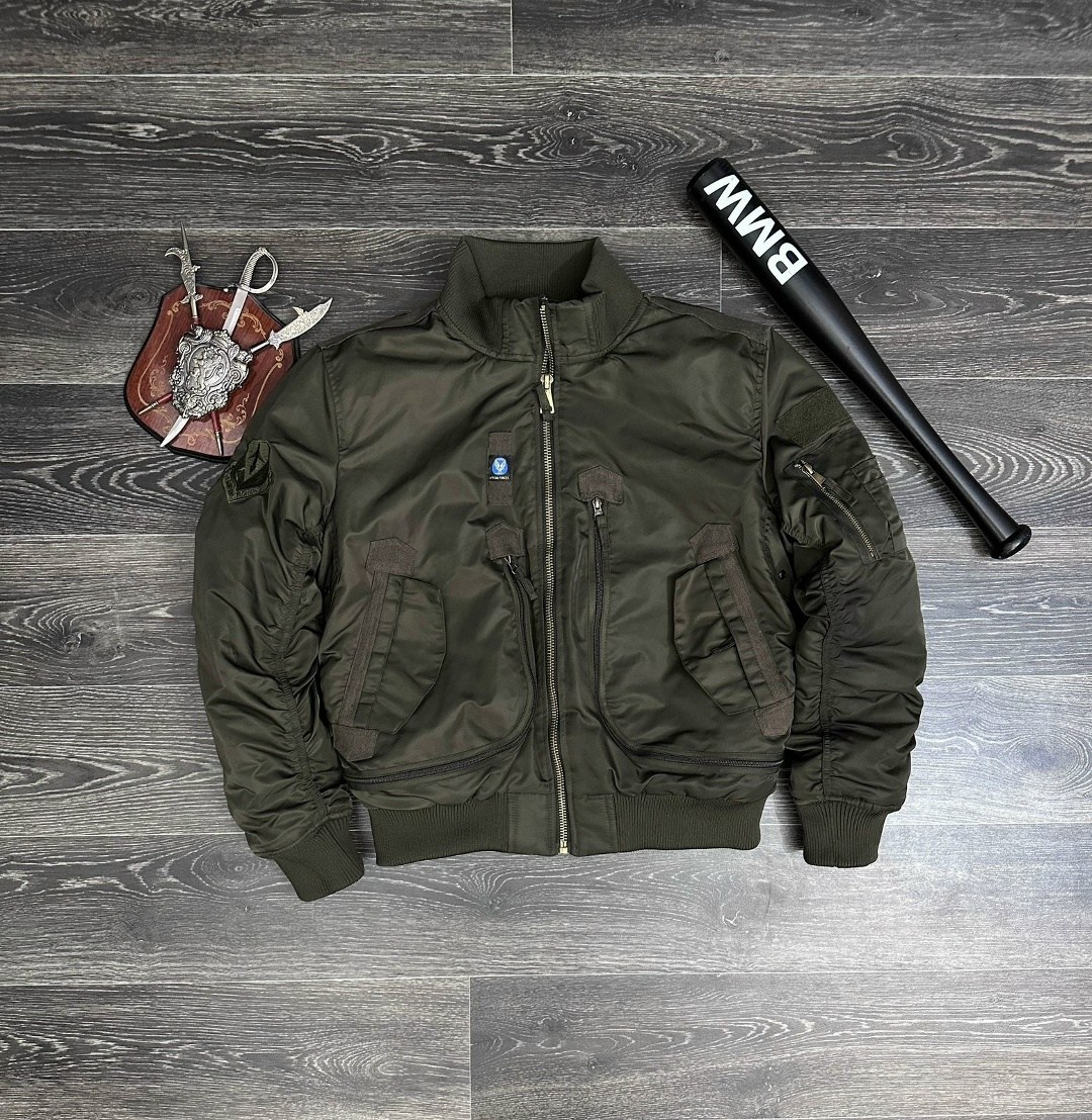 куртка пилот мужская (бомбер) осень-зима 762 armyfans gd056a хаки 4xl,куртка бомбер,куртка пилот (бомбер) 7,26 armyfans gd056a с мехом хаки,куртка пилот мужская (бомбер),куртка демисезонная бомбер