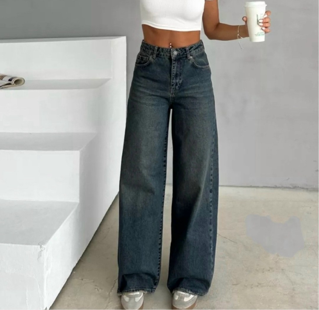 джинсы женские широкие,широкие джинсы палаццо,джинсы женские широкие с высокой посадкой,широкие джинсы,джинсы палаццо