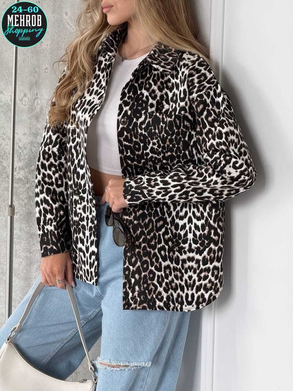 леопардовая куртка,куртка-рубашка с леопардовым принтом sun city,леопардовая рубашка,повседневная куртка,свободная рубашка-жакет с леопардовым принтом iyifu
