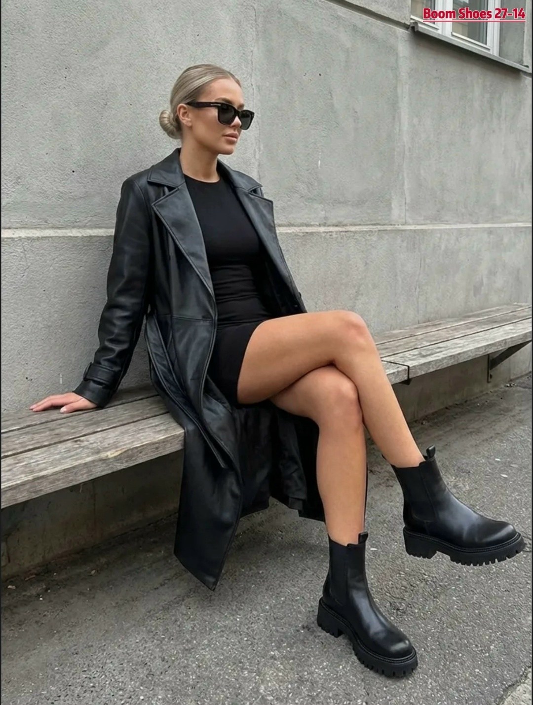 стильные наряды,кожаный тренч,женские ботинки челси,сапоги челси
