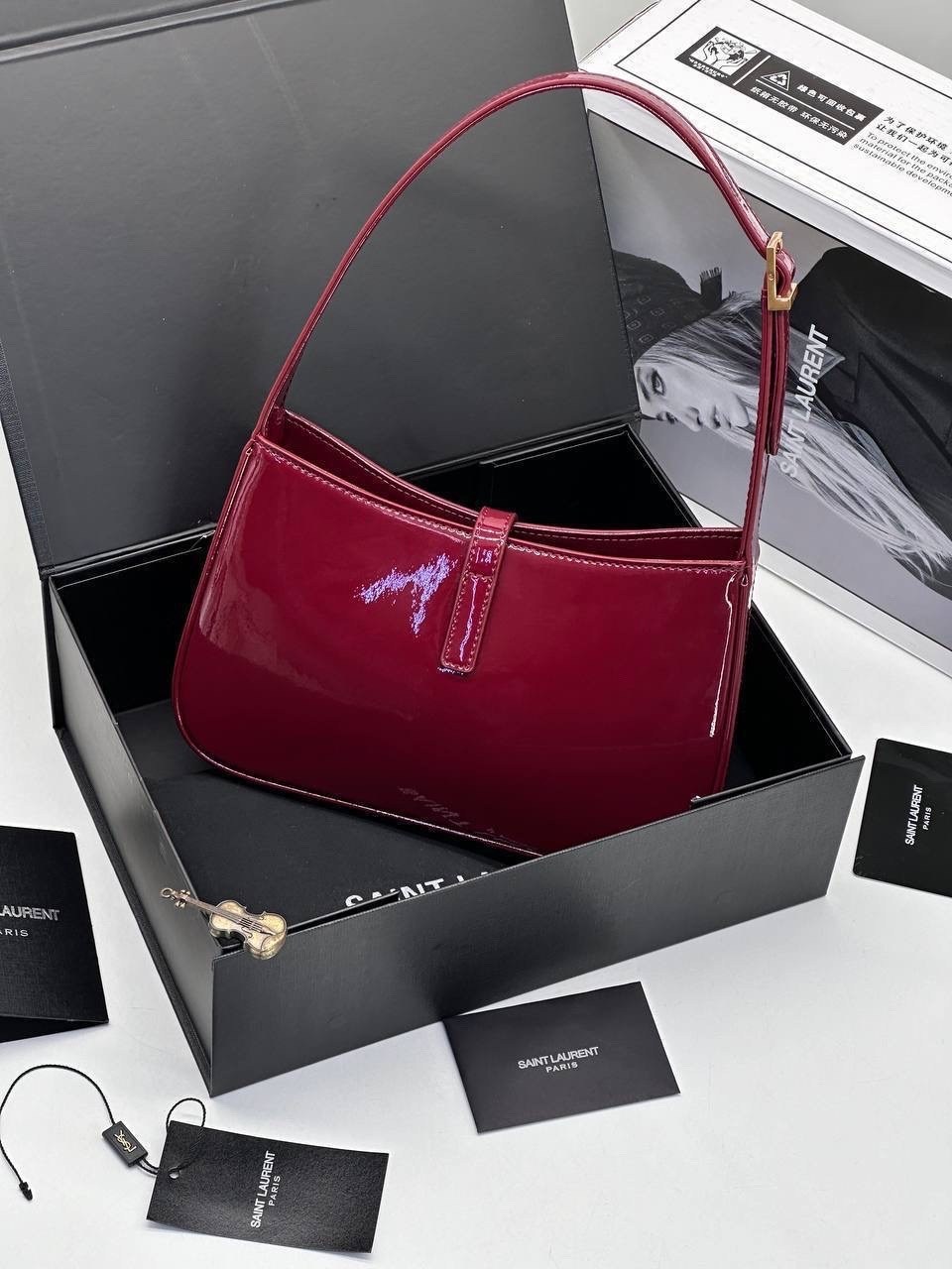 женская сумочка,женская сумка,женская сумка-кошелек ysl saint laurent,сумка бордовая,модная сумка