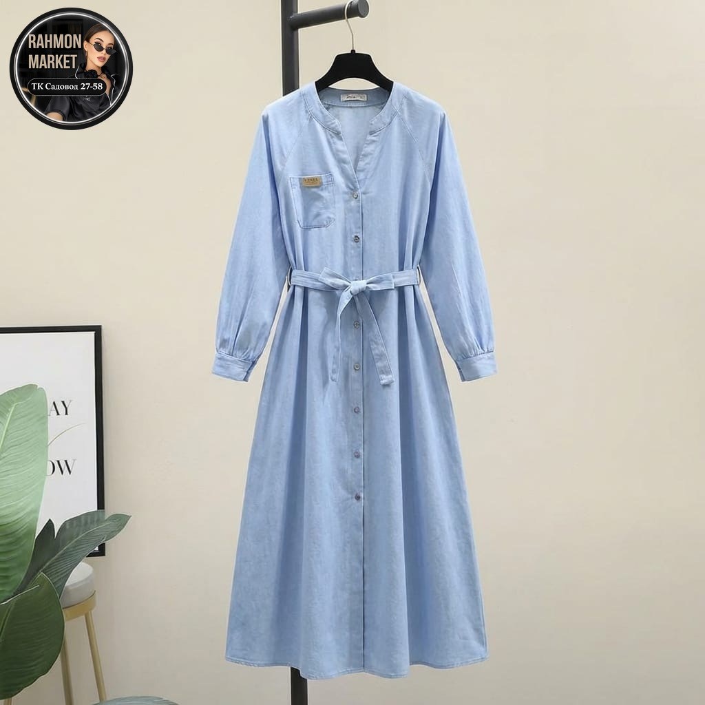 джинсовое платье,джинсовое платье-рубашка длины миди,джинсовое платье сарафан миди style spark,джинсовое платье сарафан миди style spark цвет голубой деним,джинсовое платье рубашка