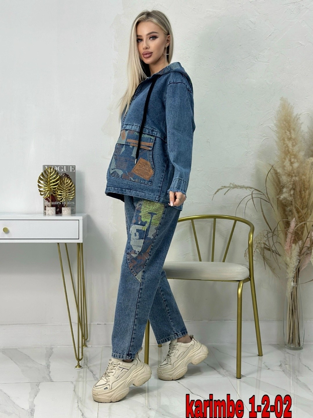 костюм джинсовый женский glentina 372053283,двойка-костюм джинсовый karim benjama,костюм джинсовый брючный,костюм джинсовый женский glentina,женский джинсовый костюм