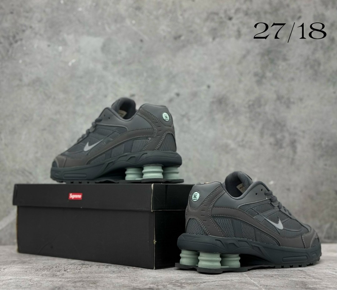 supreme x nike shox ride 2,nike shox ride 2,кроссовки nike shox,кроссовки nike shox ride 2 anthracite jade horizon,кроссовки