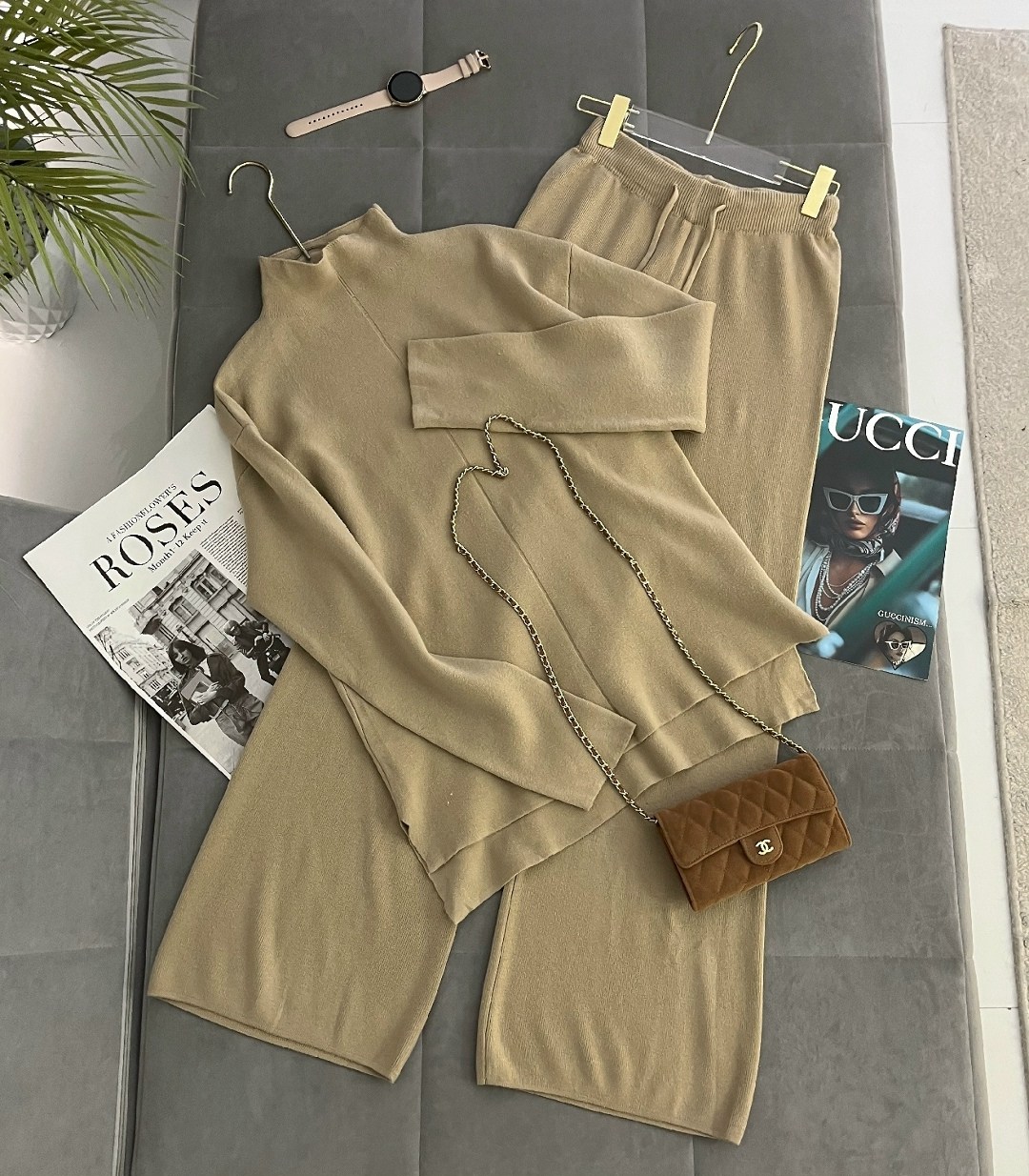 костюм двойка кашемир,костюм кашемир,костюм трикотажный,костюм бежевый,женский костюм