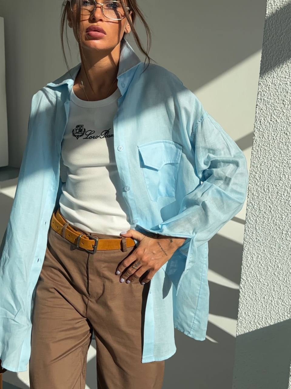 женская рубашка,женская рубашка оверсайз,рубашка оверсайз,голубая рубашка,рубашка модная