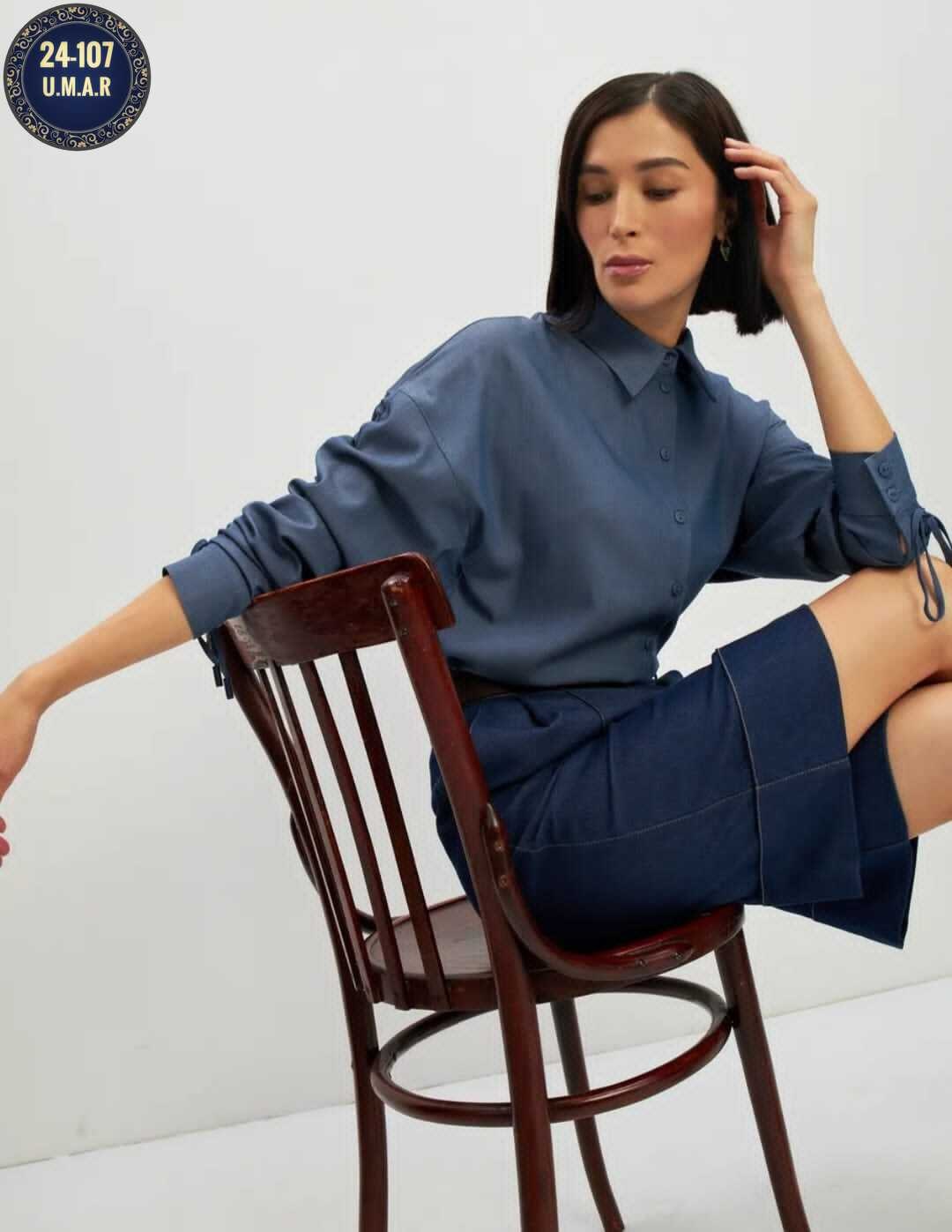 стильная женская рубашка,рубашка оверсайз джинсовая,стильная женская блузка,блузка женская,женская блузка с длинными рукавами