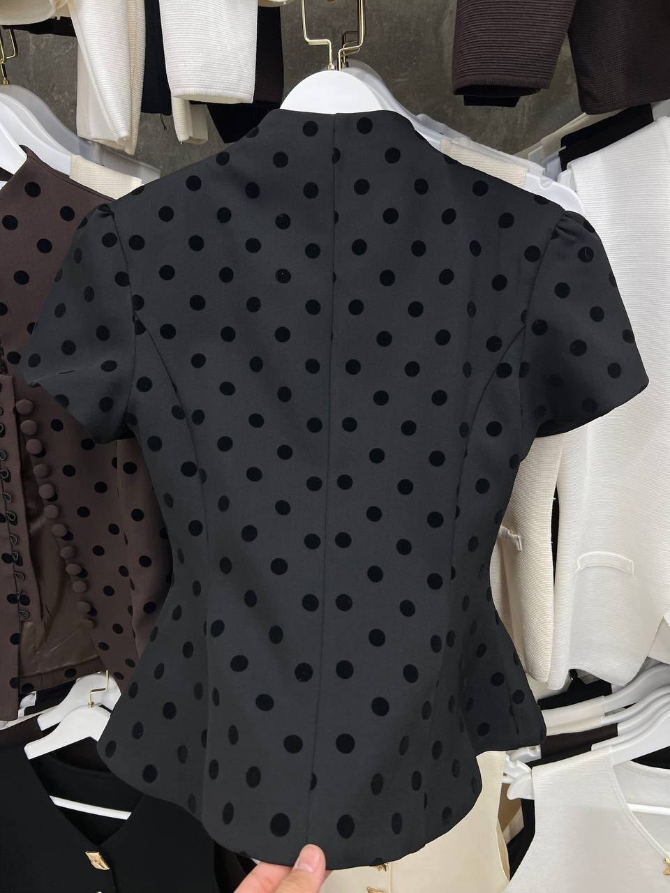 блузка в горошек,повседневная блузка,женская блузка,блуза,блузка в горох