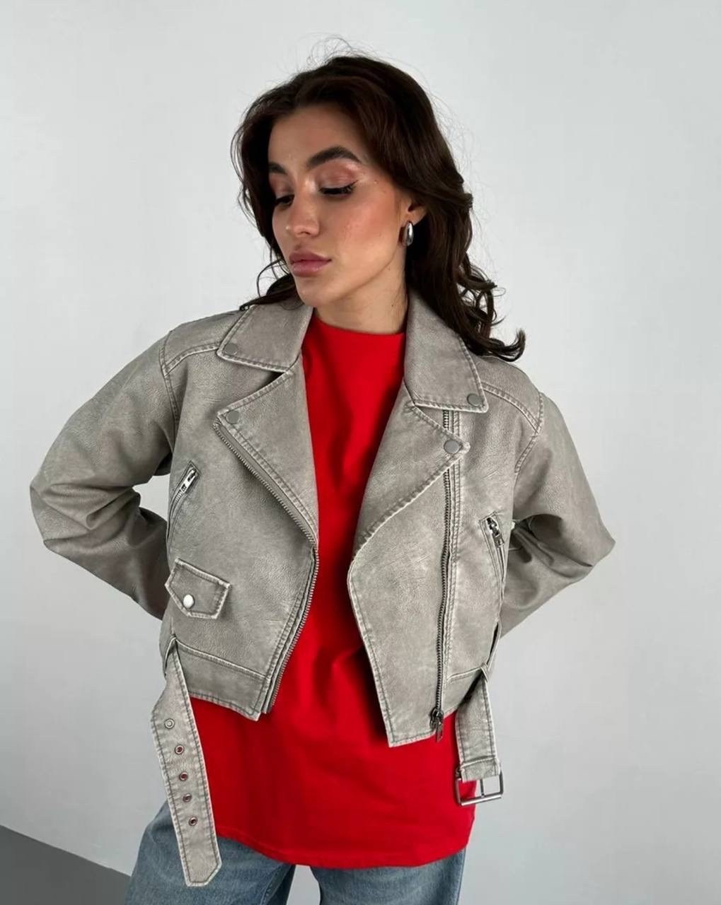 косуха куртка,косуха кожаная женская куртка оверсайз демисезонная,косуха,куртка женская,кожаная куртка