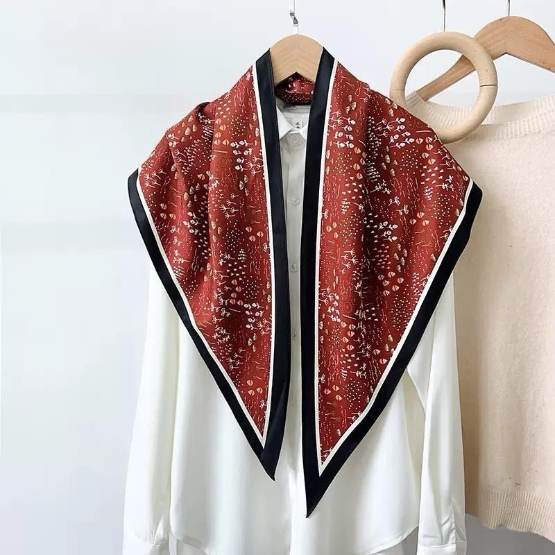 шелковый шарф,женский платок,женский шелковый шарф с принтом,шарфы для женщин,шарф с принтом