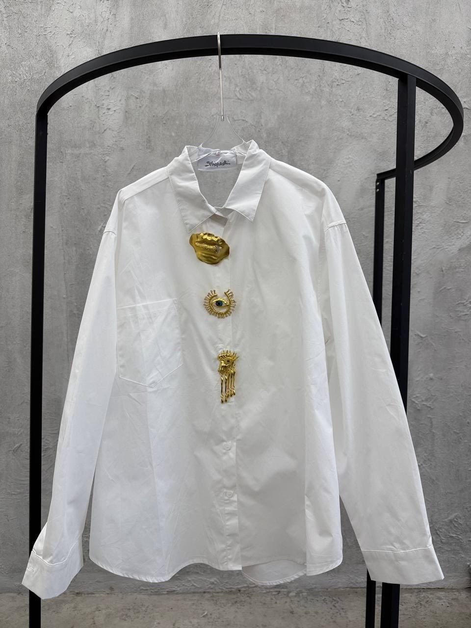 рубашка женская,женская рубашка белая,рубашка модная,женская однобортная рубашка однотонная асимметричная с декоративными пуговицами и откидным воротником,рубашка повседневная
