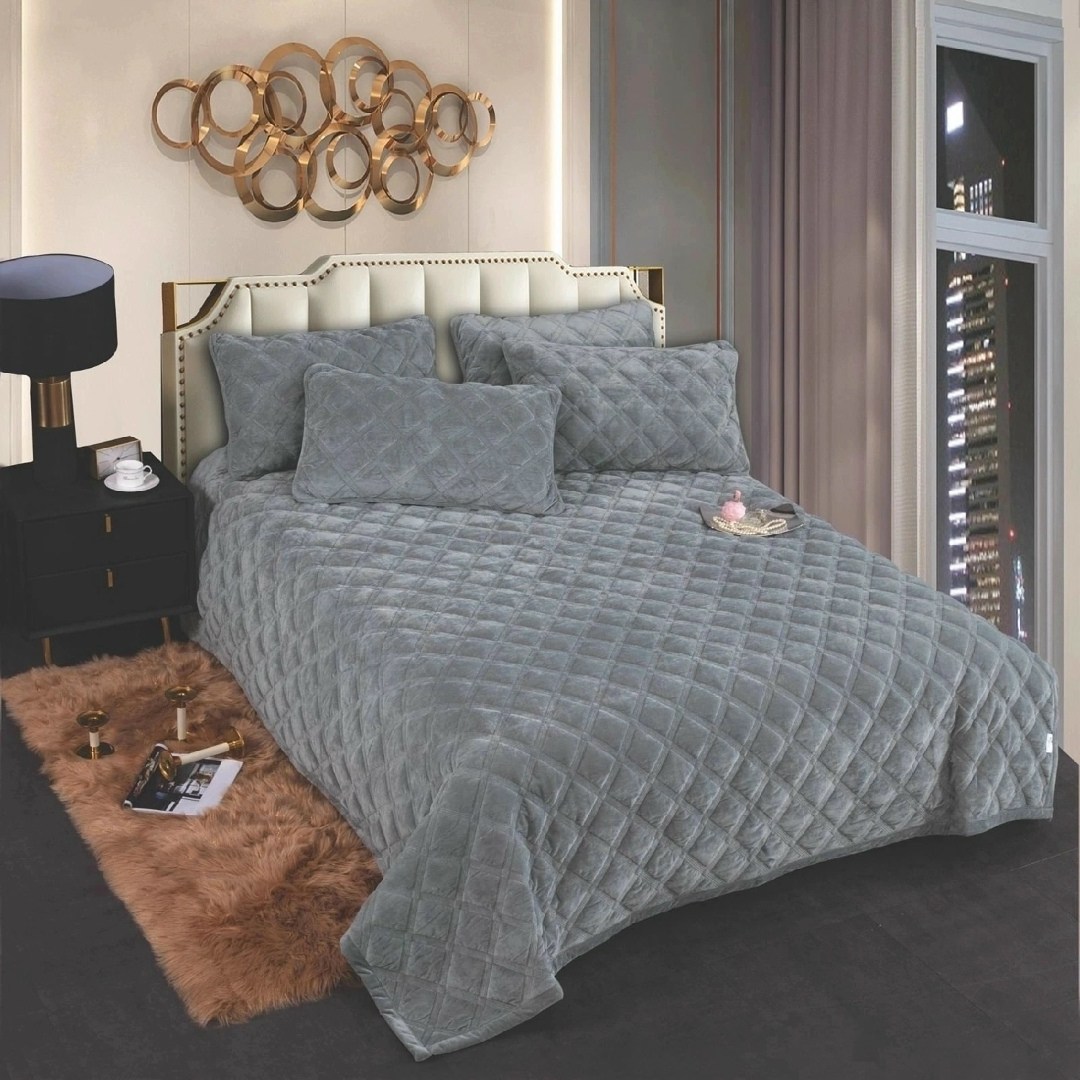 покрывало велюровое стеганое 220 240,велюровые покрывала,покрывало велюр,плед велюр 220х240,покрывало велюр стеганое "бежевое"