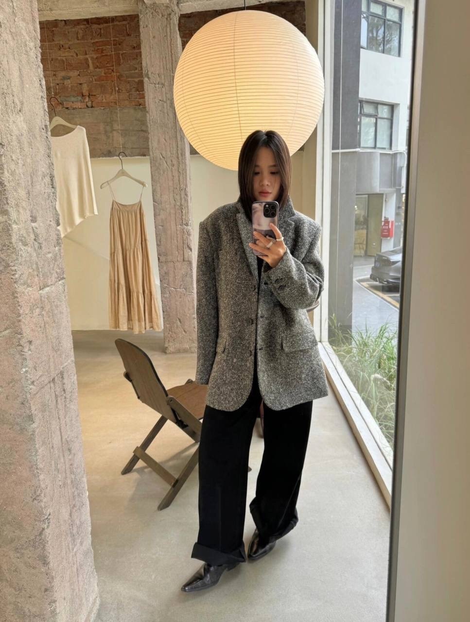 шерстяное пальто,стиль одежды,пальто пиджак,серое пальто,полупальто