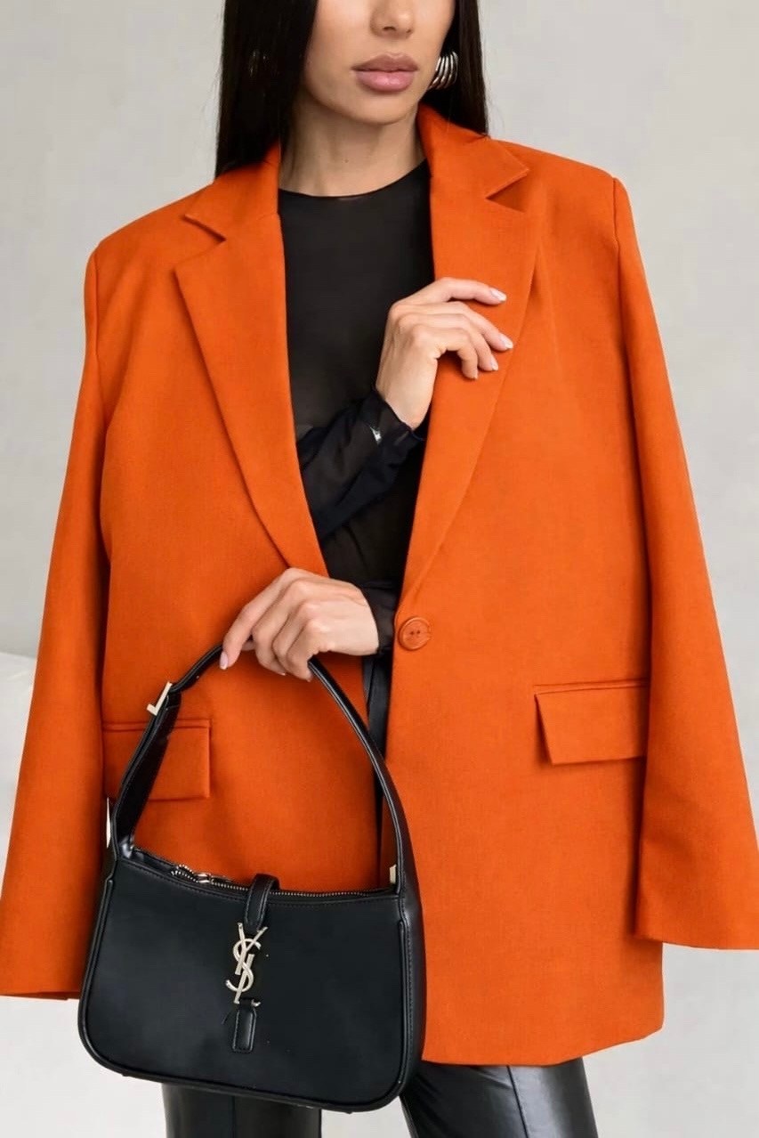 оранжевый костюм,zara orange blazer,пиджак оранжевый,жакет
