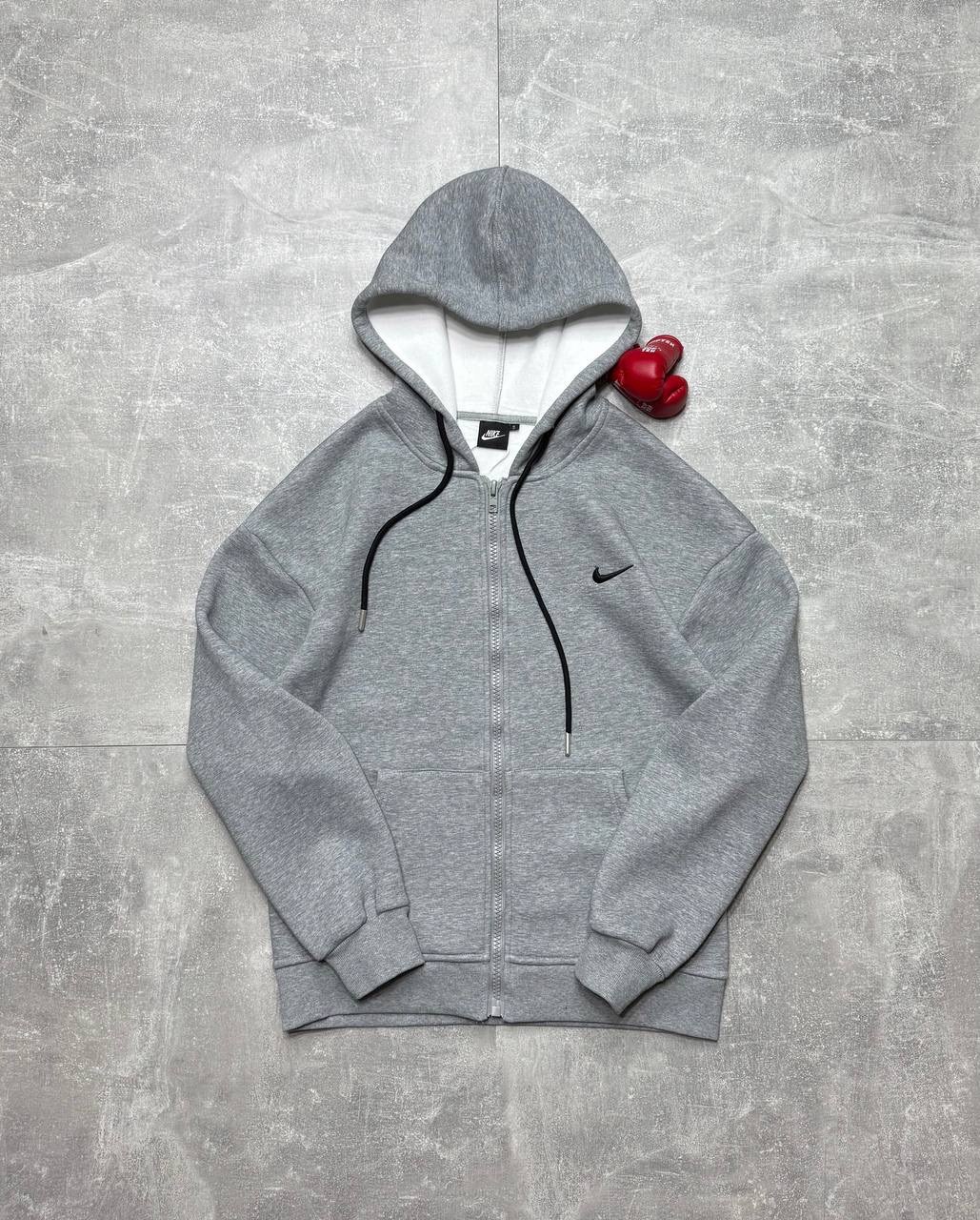 кофта толстовка,толстовка свитер,толстовки для мужчин,мужская кофта,zip hoodie nike серая