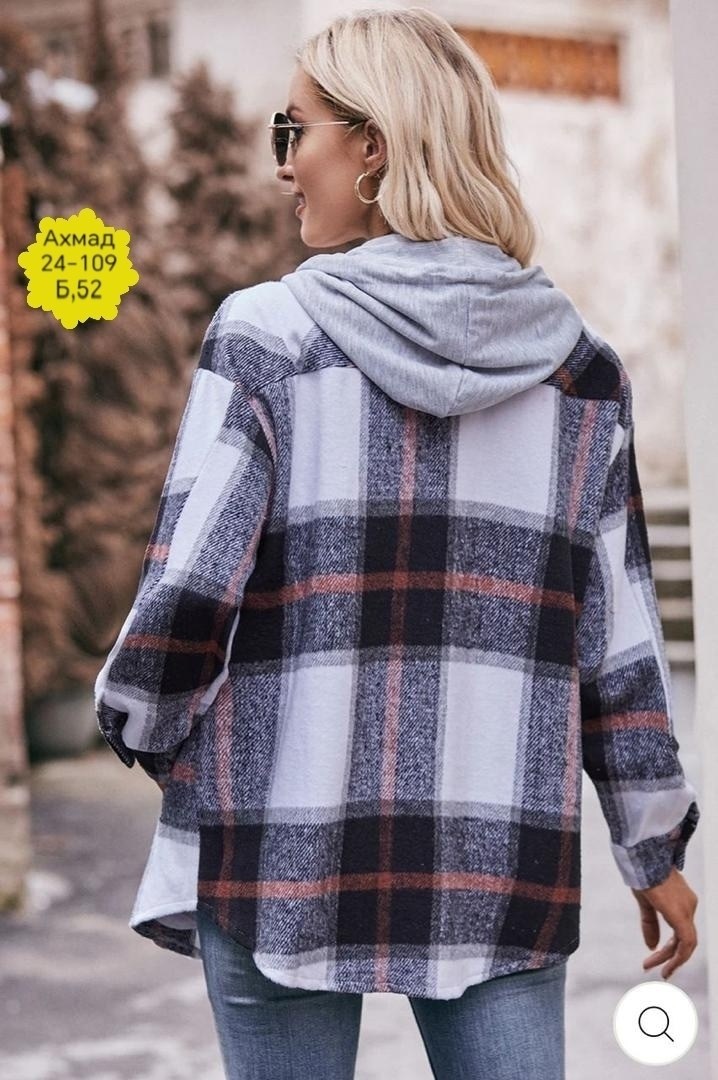 рубашка с капюшоном,рубашка в клетку,пальто в клетку,рубашка женская,клетчатая куртка