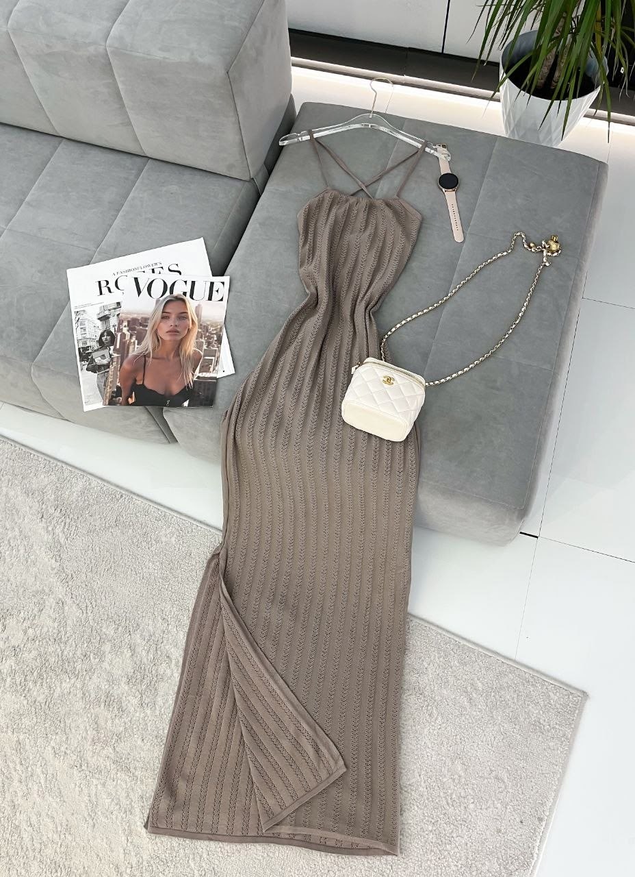 модное платье,платье летнее вязаное,платье вязаное,длинное платье,белое вязаное платье