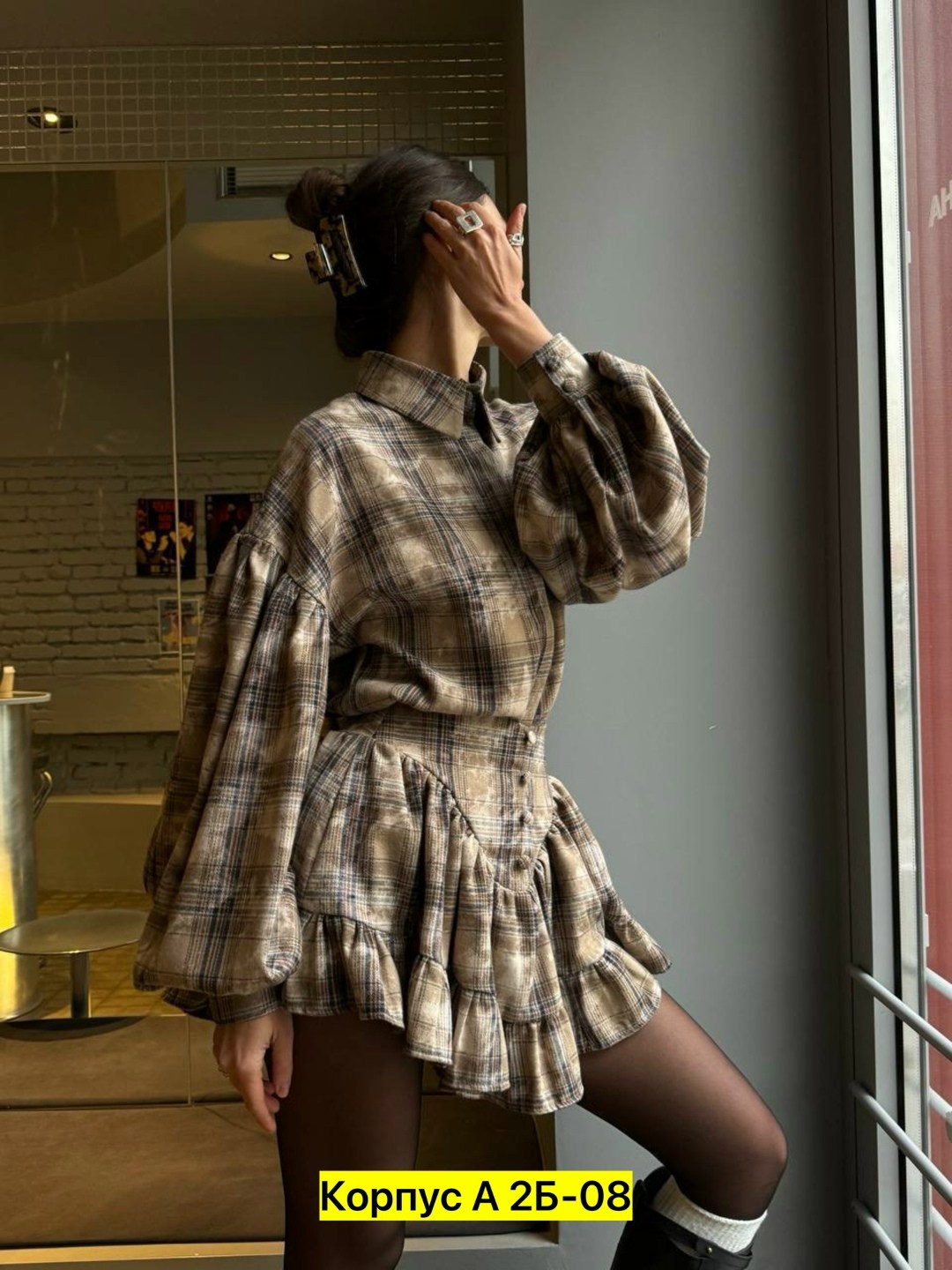 костюм женский рубашка+юбка в клетку,костюм женский с юбкой и рубашкой,женский костюм двойка с юбкой в клетку,костюм женский с юбкой,костюм женский
