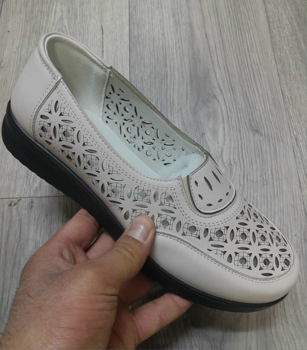 женские мокасины,туфли женские,,мокасины с перфорацией, женская