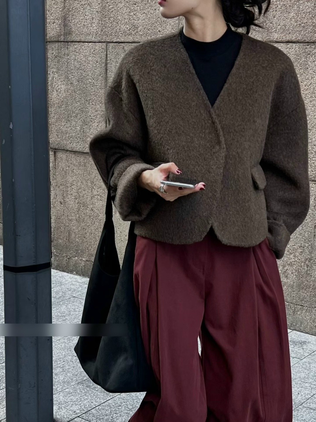 шерстяное пальто,полупальто оверсайз,полупальто,короткое пальто,женское шерстяное пальто