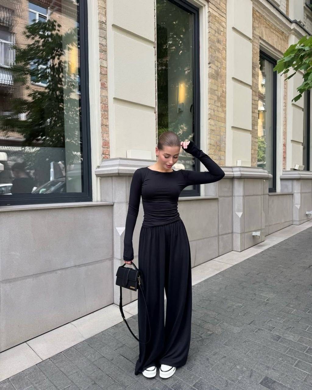 костюм повседневный,костюм с брюками,брюки комплект,широкие брюки