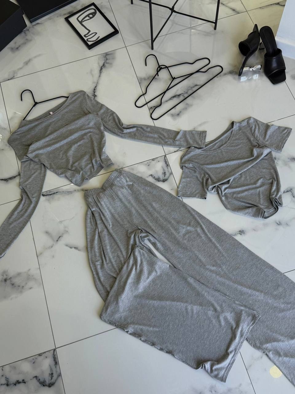 костюм повседневный,костюм с брюками,брюки комплект,широкие брюки