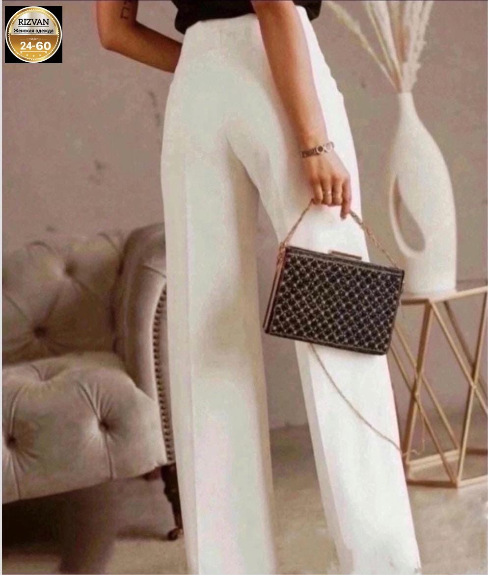 белые брюки палаццо,белые брюки женские,брюки палаццо,брюки палаццо женские арт. 10063995,брюки палаццо женские белые