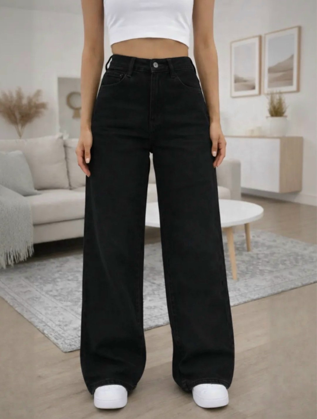 широкие черные джинсы,джинсы черные прямые,джинсы чёрные,женские джинсы,джинсы широкий