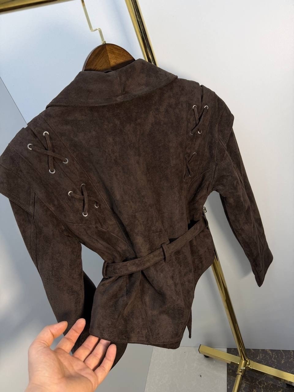 замшевая куртка,куртка замшевая женская,замшевая куртка с поясом,косуха замшевая,куртка замшевая жакет премиум x'zotic