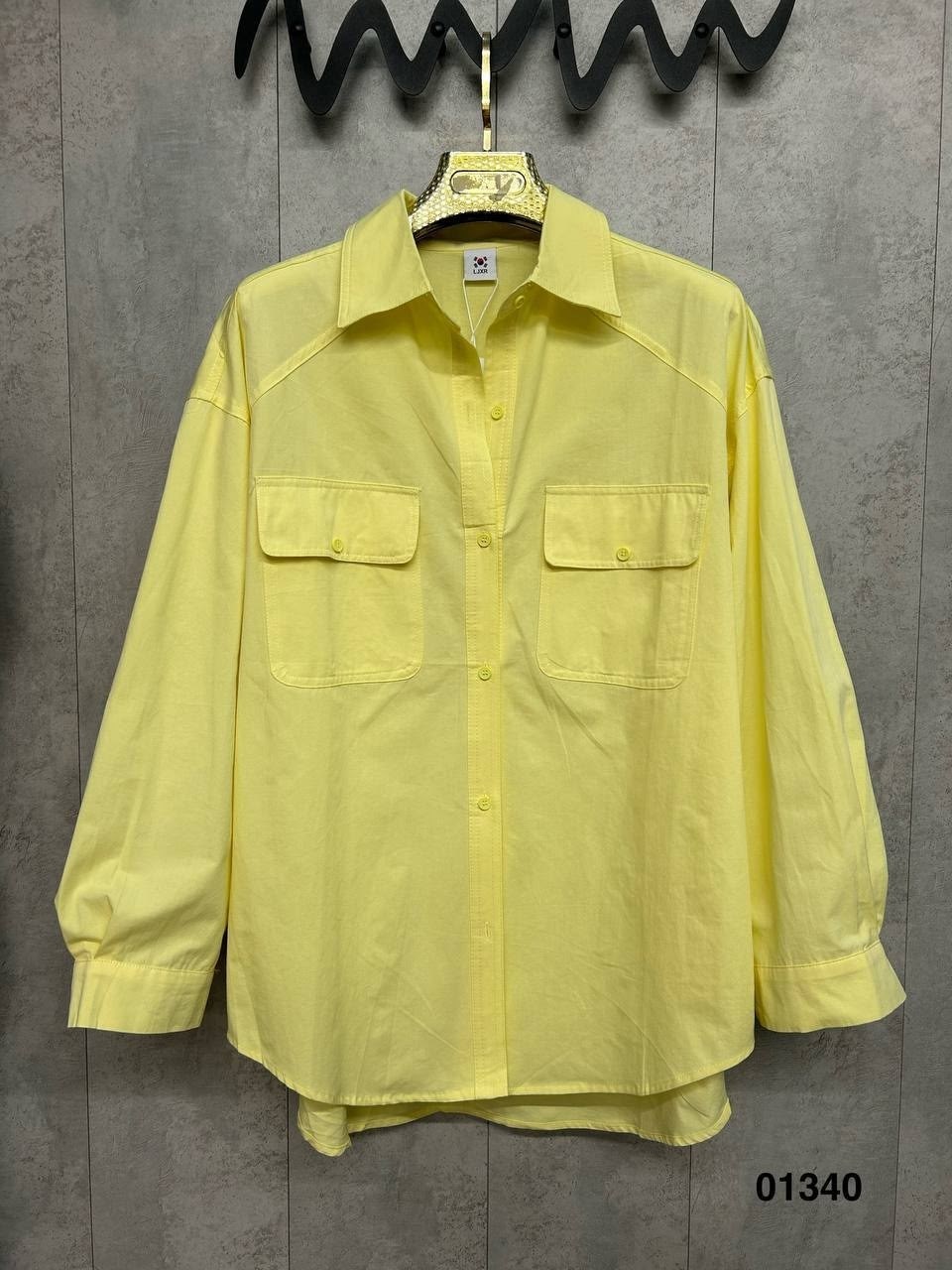 рубашка базовая sl оверсайз 46-48 лимонный,рубашка базовая sl оверсайз 50-52 лимонный,рубашка жёлтый,рубашка базовая sl оверсайз 42-44 лимонный,рубашка женская