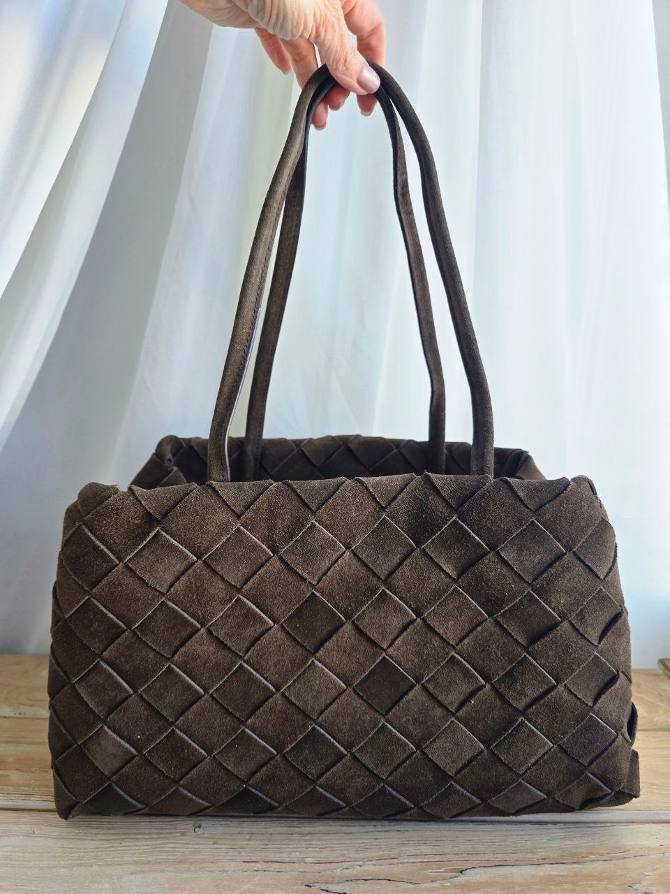 замшевая сумка,сумка женская bottega veneta,сумка bottega veneta,сумка bottega,плетеная сумка