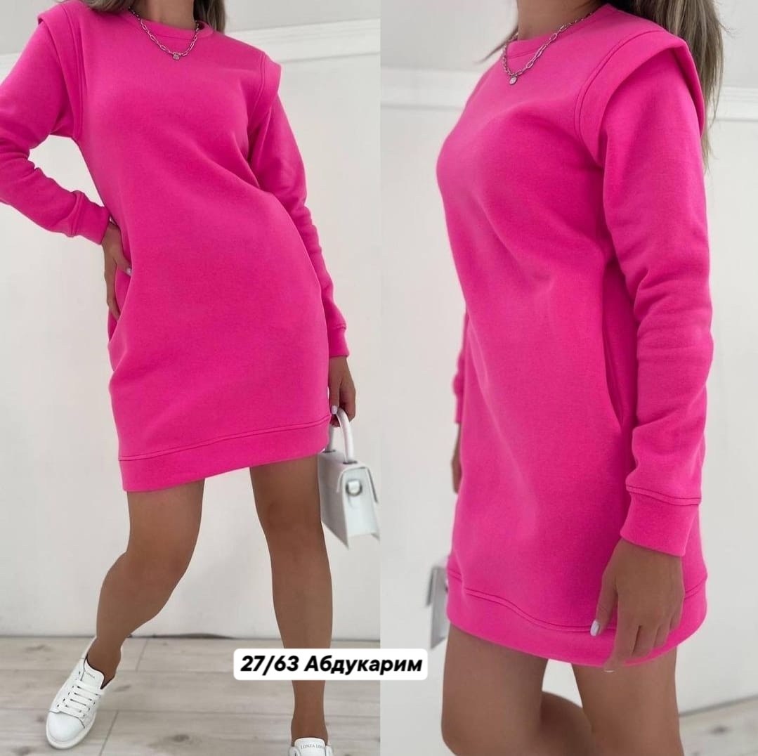 платье на флисе,женское платье на флисе,флисовое платье,платье теплое женское,платье черное