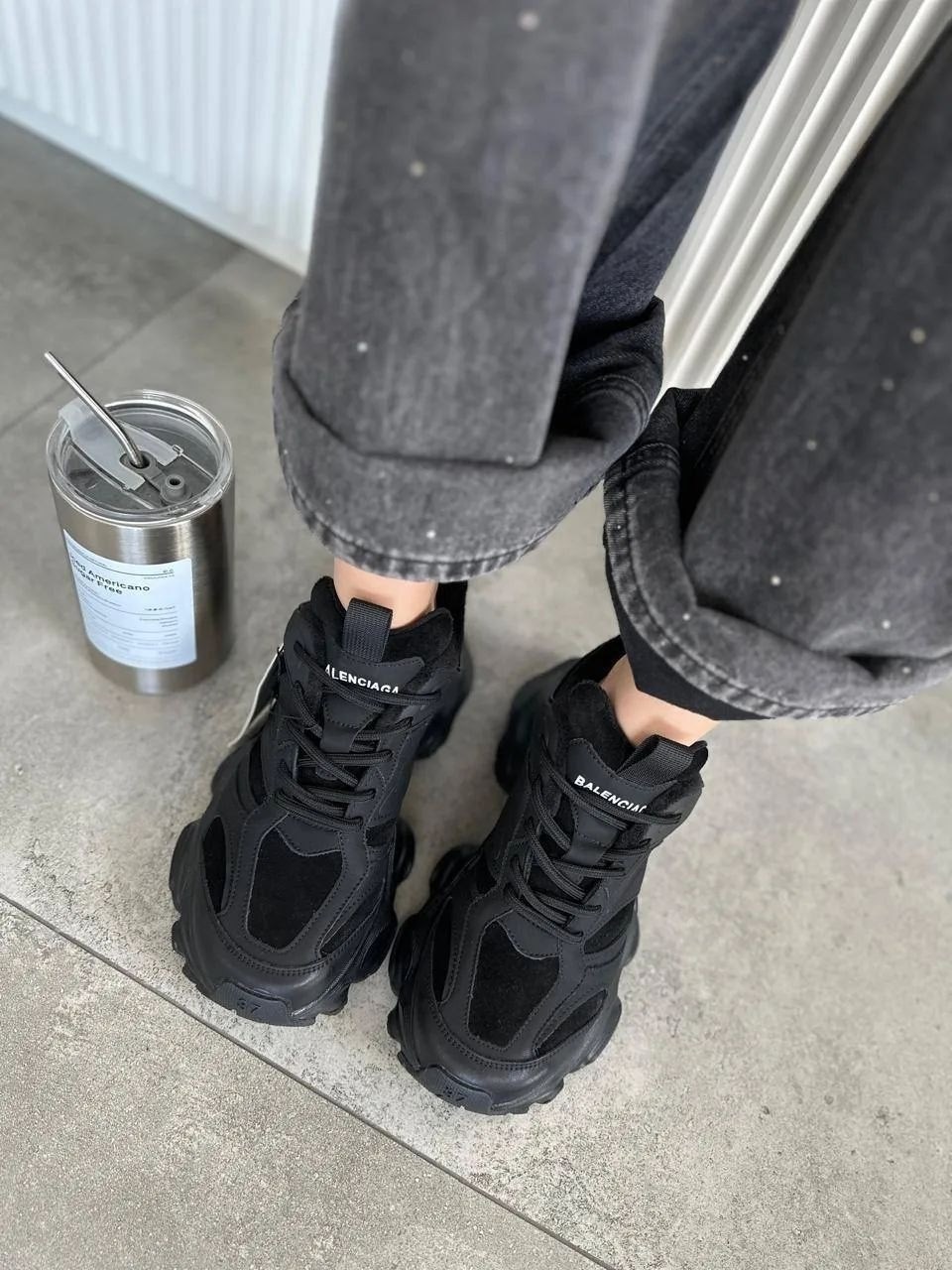 кроссовки,массивные кроссовки,кроссовки чёрные,черные женские кроссовки,кроссовки a1 chunky sneakers unisex low-top черный