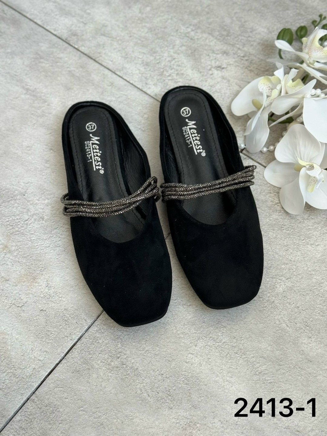 ,мюли черные замшевые,шлепанцы женские, женская,обуви