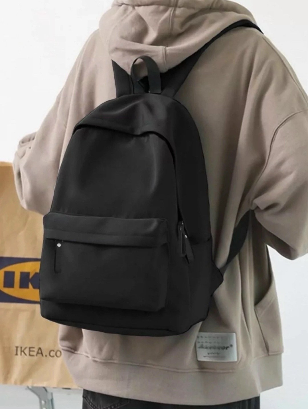 рюкзак женские школьный,рюкзак,рюкзаки вб,школьные рюкзаки,черный рюкзак