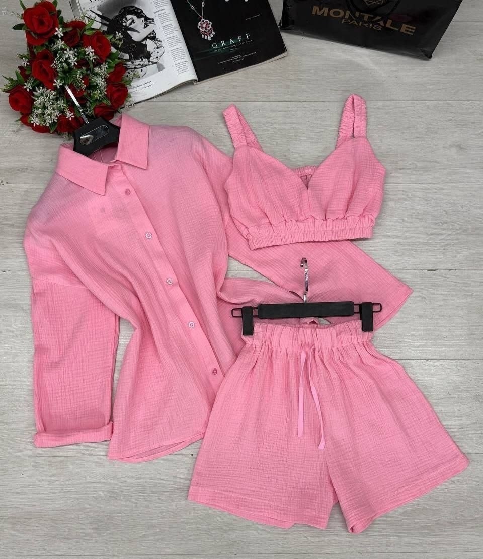 костюм тройка женский,костюм женский,велюровый костюм с шортами,комплект женских,костюм тройка женский летний