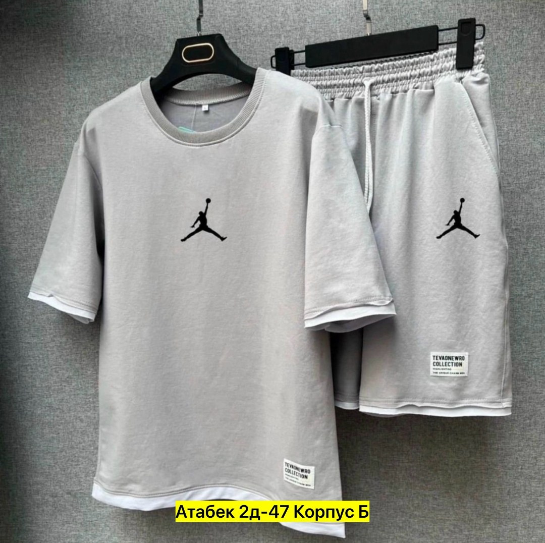 спортивные костюм с шортами,спортивный костюм "джордан" футболка и шорты из хлопка,спортивный костюм мужской летний с шортами,костюм шорты футболка мужской,футболки комплект