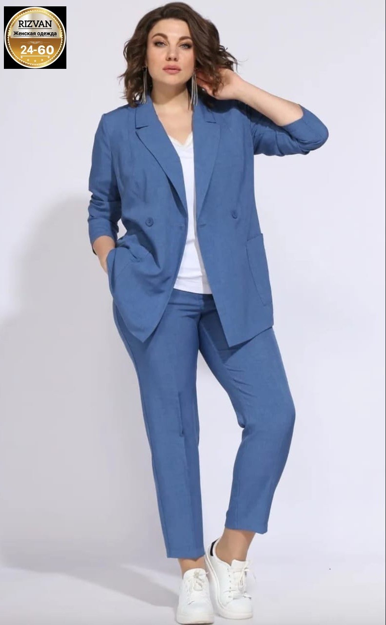 брючный костюм,брючный костюм anastasia mak 1053а мятный,костюм женский,брючный костюм anastasia mak 1175 мятный,брючный костюм anastasia mak 603а салатовый двойка зеленый размер 58