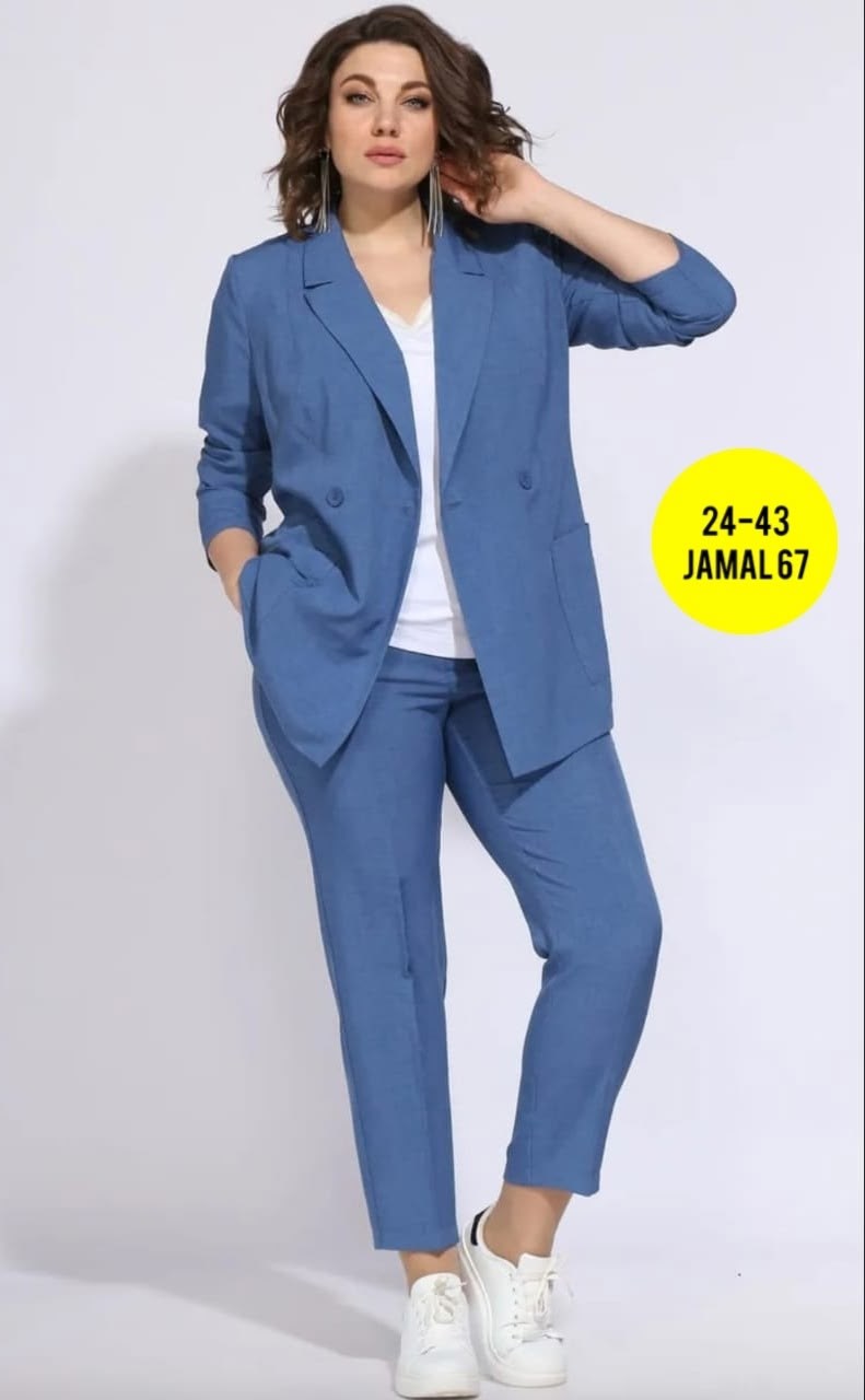 женские костюмы,женский брючный костюм,брючный костюм,брючный костюм синий,костюм брючный 1345 асолия