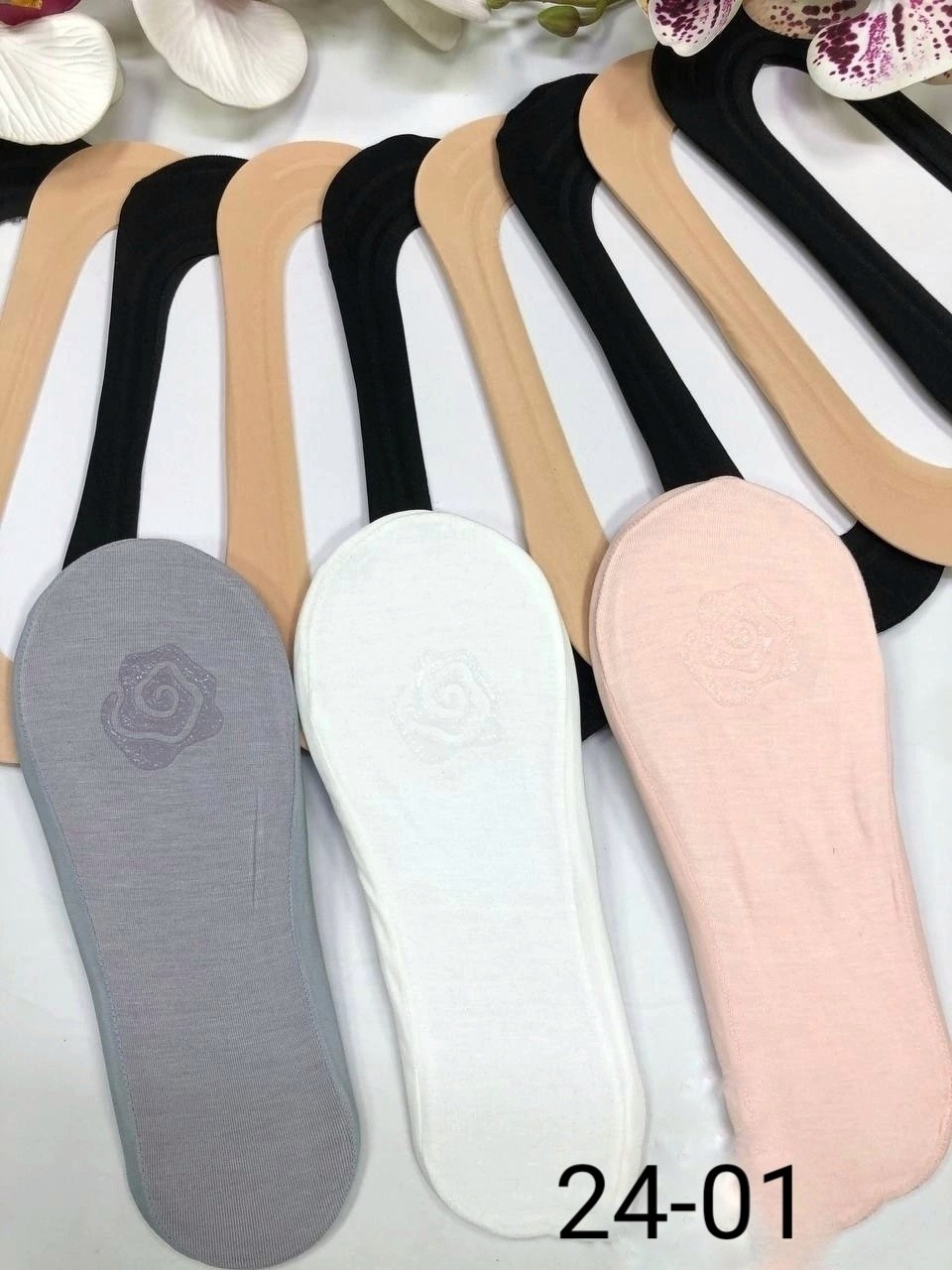 носки силиконовые,капроновые следки,следки набор,носки следки,носки для женщин