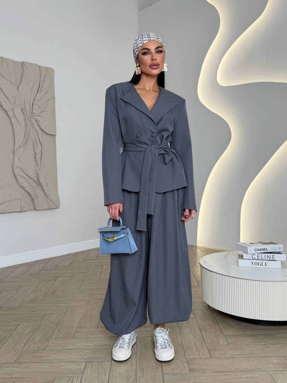 брючный костюм,женский брючный костюм,серый брючный костюм женский,пиджак спенсер и брюки vetka серый костюм,брючный костюм vetka серый